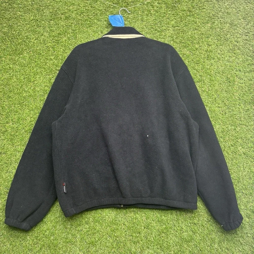 Vintage Polo Ralph Lauren Harrington Jacket Mens XL Polartec Fleece 90s Black
